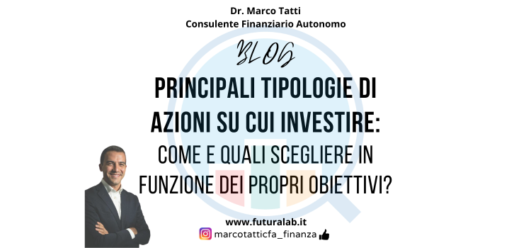 BLOG PRINCIPALI TIPOLOGIE DI AZIONI